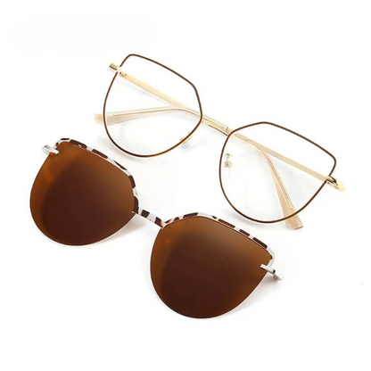 Onyx Duo – Clip-On Sunglasses (2-in-1)