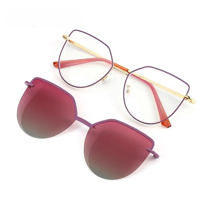 Onyx Duo – Clip-On Sunglasses (2-in-1)