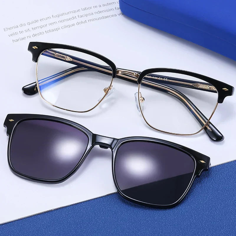 Lunara Duo – Clip-On Sunglasses (2-in-1)
