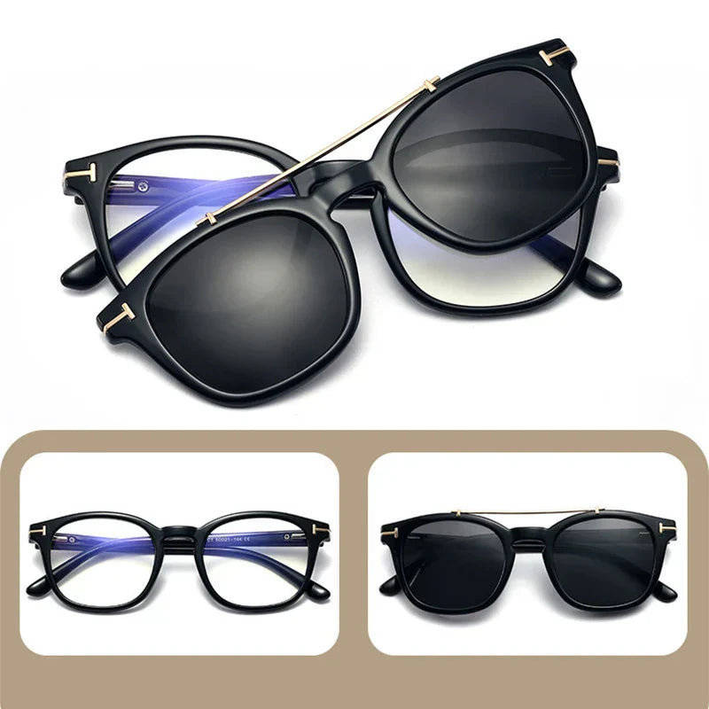 Nuvia Vision - Clip-On Sunglasses (2-in-1)