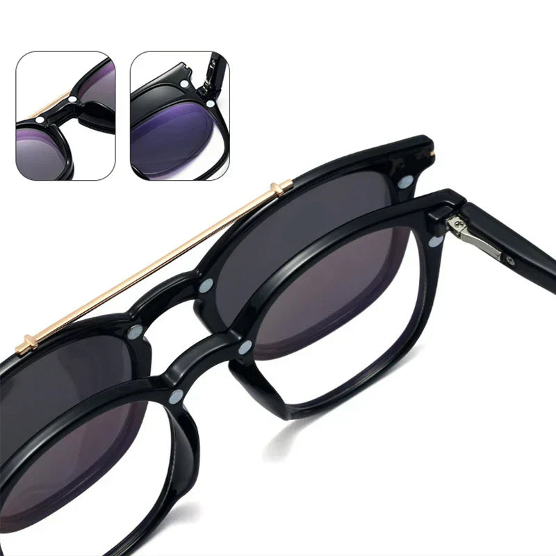 Nuvia Vision - Clip-On Sunglasses (2-in-1)