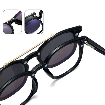 Nuvia Vision - Clip-On Sunglasses (2-in-1)